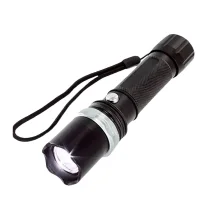 Lanterna Tatica de Led com Sinalizador Recarregavel Bivolt Cazarini SWAT