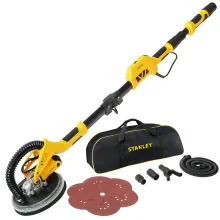 Lixadeira de Parede e Teto Roto Orbital Telescopica com LED 9" 110V 750W Stanley SW75-BR