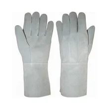 Luva de Raspa Punho Cano Longo - 1 Par 20CM Luveq P20