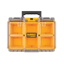 Maleta Plastica Organizadora Toughsystem 2.0 Tampa Transparente para Ferramentas 50X14X10CM Dewalt DWST08020