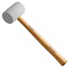Martelo de Borracha Branca Modelo Americano Cabo de Madeira 55MM-225G Tramontina 40682/008