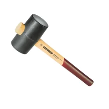 Martelo de Borracha Cabo de Madeira 65MM Gedore 226E2