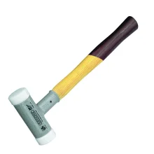 Martelo de Nylon Antirretrocesso Cabo de Madeira 1,7KG-60MM Gedore 248H60