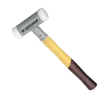Martelo de Nylon Antirretrocesso Cabo de Madeira 4KG-80MM Gedore 248H80