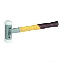 Martelo de Nylon Antirretrocesso Cabo de Madeira 730G-40MM Gedore 248H40