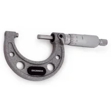 Micrometro Externo com Catraca Graduacao 0,01MM Arco Em Ferro Fundido 25 A 50MM Digimess 110101