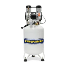 Motocompressor de Ar Odontologico Sem Oleo 2HP 60 Litros 120 Libras 10PCM 110V Chiaperini MC 10BPORCV-60L