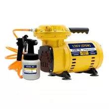 Motocompressor de Ar Direto Mega Jet 1/2HP 40 Libras com Acessorios 3,9PCM Bivolt Ferrari CMJ-210