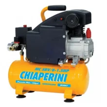 Motocompressor de Ar 2HP 50 Litros 120 Libras com Rodizio 8,5PCM 220V Chiaperini MC8,5/50L