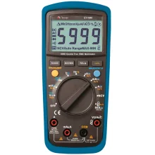 Multimetro Digital True Rms 750V AC 1000V DC CAT.III 600V 10A-60M OHMS Minipa ET1649