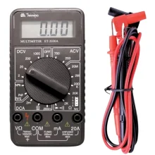 Multimetro Digital 750V AC 1000V DC CAT.II 300V 20A-20M OHMS Minipa ET-2030A