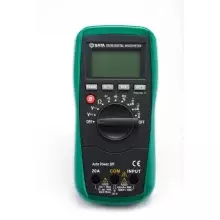 Multimetro Digital Com Medicao de Frequencia AC/DC 1000V CAT.III 20A Sata ST03015