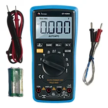 Multimetro Digital True RMS 750V AC 1000V DC CAT.III 600V 10A-60M OHMS Minipa ET-1639A