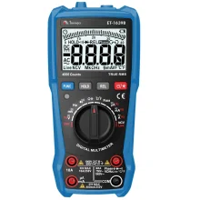 Multimetro Digital True RMS AC 750V AC 1000V DC CAT.III 1000V 10A-40M OHMS Minipa ET-1639B
