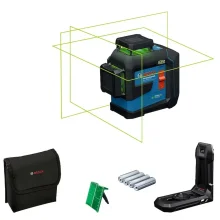 Nivel a Laser de 3 Linhas Verdes Automatico 60M Bosch GLL 80-33G