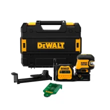 Nivel a Laser de Pontos e Linhas a Bateria 12/20V Verdes com Maleta Sem Carregador e Bateria 85M Dewalt DCLE34220GB