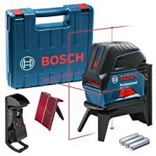 Nivel a Laser de Pontos e Linhas Cruzadas Vermelhas com Maleta 15M Bosch GCL 2-15