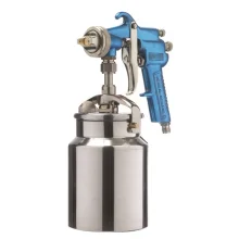 Pistola de Pintura Media Producao Caneca de Aluminio 1L Bico e Agulha ACO Inox 1,6MM Arprex 2AI