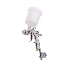 Pistola de Pintura Gravidade Hvlp Com Regulador de Pressao e Caneca Plastica 600ML 1,3MM Arprex MILENIUM