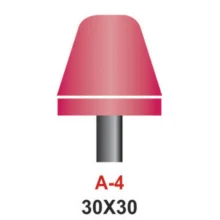 Ponta Montada 30X30MM Icder A04-1/4"