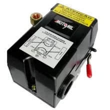 Pressostato Automatico Alta Pressao 4 Vias com Alavanca 135/175PSI Motomil 36348.2
