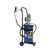 Propulsora Pneumatica para Graxa Com Carrinho 15KG Bozza 11015-G5