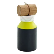 Prumo de Face Plastico Amarelo e Preto 420G Thompson 1285