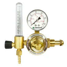 Regulador de Pressao Argonio com Fluxometro Serie 700 Carbografite 010474110