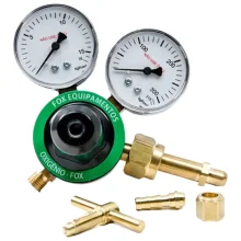 Regulador de Pressao Oxigenio Com Valvula Alivio Externa - Linha Industrial Fox RP1