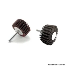 Roda de Lixa-Minikontour Haste 1/4" G80-50X25MM Disflex 10015