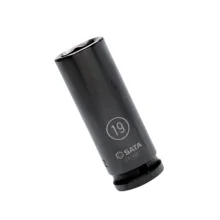 Soquete de Impacto Longo Encaixe 1/2" 1/2X19MM Sata ST34412SC