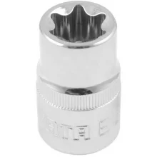 Soquete E-Torx Encaixe 1/2" CRV 1/2XE20 Sata ST13706SC