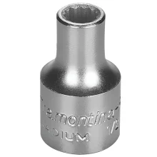 Soquete Estriado Encaixe 1/2" CRV 1/2X8MM Tramontina Pro 44833/108