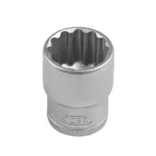 Soquete Estriado Encaixe 1/2" CRV 1/2X1.3/16" Gedore D19