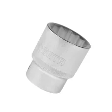 Soquete Estriado Encaixe 1/2" CRV 1/2X23MM Sata ST13614SC