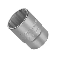 Soquete Estriado Encaixe 1/2" CRV 1/2X23MM Tramontina Pro 44833/123