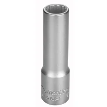 Soquete Estriado Longo Encaixe 1/2" CRV 1/2X3/8" Tramontina Pro 44830/101