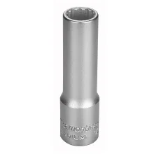 Soquete Estriado Longo Encaixe 1/2" CRV 1/2X1/2" Tramontina Pro 44830/103