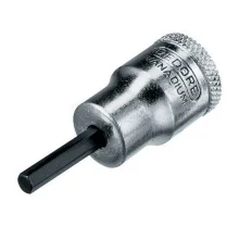 Soquete Ponta Allen Encaixe 1/2" CRV 1/2X4MM Gedore IN19