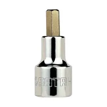 Soquete Ponta Allen Encaixe 1/2" CRV 1/2X5MM Sata ST24202SC
