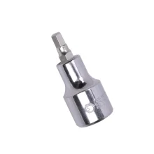 Soquete Ponta Allen Encaixe 1/2" CRV 1/2X8MM Sata ST24205SC