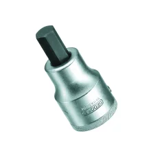 Soquete Ponta Allen Encaixe 3/4" CRV 3/4X22MM Gedore IN32