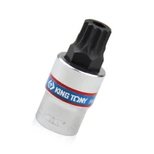 Soquete Ponta Multidentada com Guia Para Bujao de Oleo - Golf / Polo / Passat 1/2X18MM King Tony 402B18