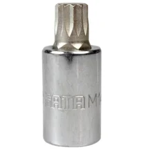 Soquete Ponta Multidentada Encaixe 1/2" CRV 1/2X14MM Sata ST24806SC