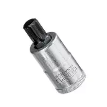 Soquete Ponta Multidentada Encaixe 1/2" CRV 1/2X5MM Gedore INX19