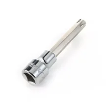 Soquete Ponta Torx Longo Encaixe 1/2" CRV 1/2XT45 Sata ST25106SC