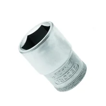 Soquete Sextavado Encaixe 1/2" CRV 1/2X15/16" Gedore 19