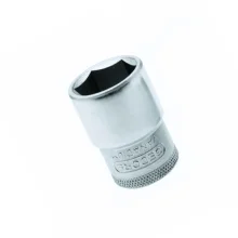 Soquete Sextavado Encaixe 1/2" CRV 1/2X22MM Gedore 19