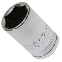 Soquete Sextavado Encaixe 1/2" CRV 1/2X17MM Sata ST13308SC