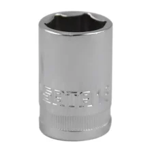 Soquete Sextavado Encaixe 1/2" CRV 1/2X18MM Sata ST13309SC